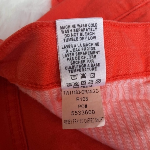 LUCKY BRAND ABBEY Raw Hem Shorts sz 6/28 - Picture 6 of 6